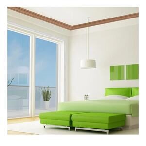 Crown Molding Peel and Stick 3D Wall Edging Foam Baseboard Self Adhesive (Brown)